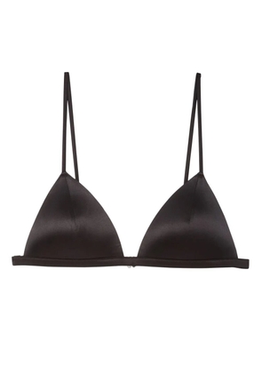 Fleur Du Mal Molded Luxe triangle bra - Black