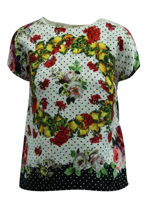 Dolce & Gabbana Pre-Owned floral-print blouse - White
