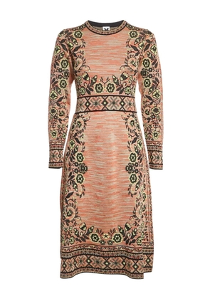 Missoni Pre-Owned floral knit dress - Orange