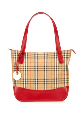 Burberry Pre-Owned 2000-2017 Haymarket Check Canvas handbag - Brown