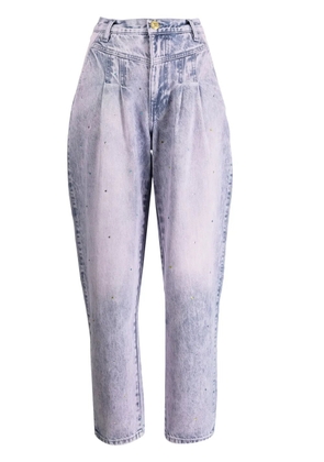 Hayley Menzies high-rise tapered-leg jeans - Blue