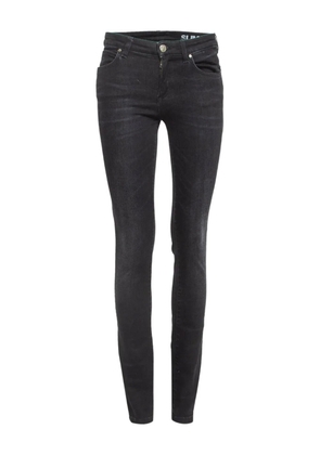 Versace Pre-Owned rhinestone jeans - Black