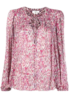 MARANT ÉTOILE abstract-print blouse - Pink
