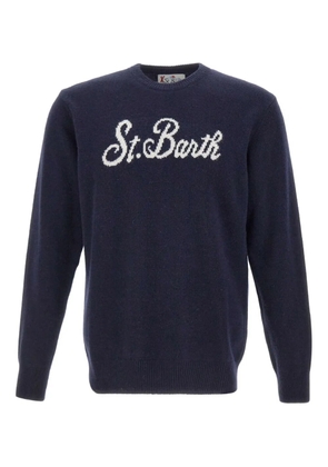 MC2 Saint Barth Heron embroidered sweater - Blue