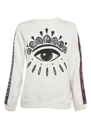 Kenzo Pre-Owned eye-motif sweatshirt - White
