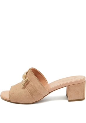 Tod's Vintage 45mm leather sandals - Pink