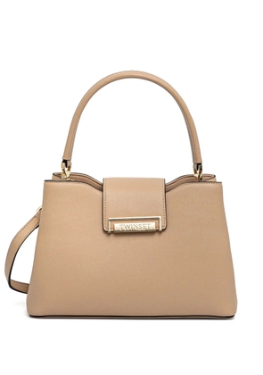 TWINSET logo-plaque tote bag - Neutrals