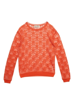 PUCCI Pre-Owned lace-pattern top - Orange