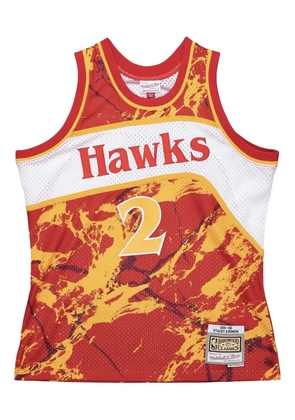 Mitchell & Ness 'NBA Atlanta Hawks 1991 Stacey Augmon' basketball jersey - Red