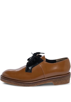 Marni Pre-Owned leather derby shoes - Brown