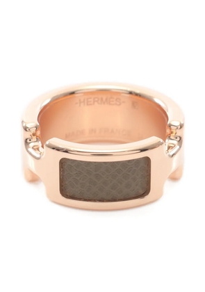 Hermès Pre-Owned 2020s Olymp PM leather ring - Brown