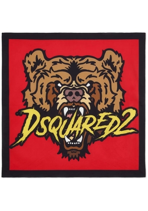 DSQUARED2 Horror cotton scarf