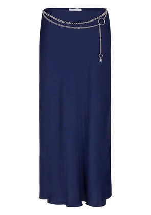 Rabanne chain midi skirt - Blue