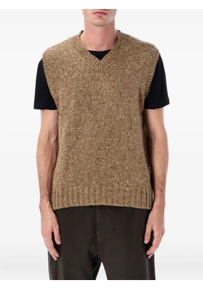 Howlin' V-neck sleeveless vest - Brown