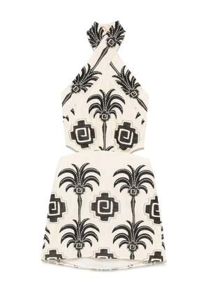 Johanna Ortiz Pintaderas mini dress - Neutrals