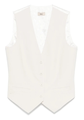 Herno logo-jacquard waistcoat - Neutrals