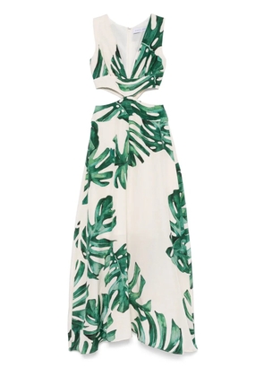 Raquel Diniz cut-out maxi dress - White