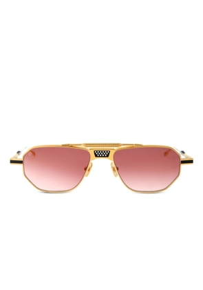 T Henri Eyewear geometric-frame sunglasses - Gold