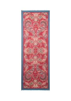 ETRO paisley-print scarf - Red