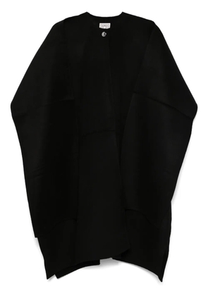 TOTEME scarf-detailing cape - Black