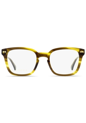 Gucci Eyewear tortoiseshell-effect square glasses - Brown