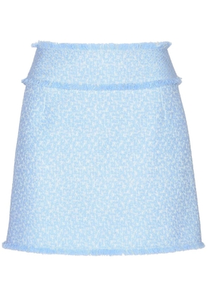 Dolce & Gabbana DNA tweed mini skirt - Blue