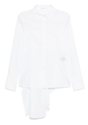 Yohji Yamamoto draped shirt - White