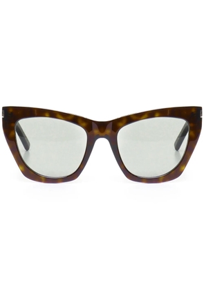 Saint Laurent Eyewear cat eye-frame sunglasses - Brown