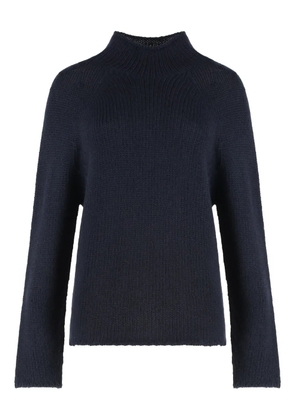 THE (Alphabet) turtleneck cashmere sweater - Blue