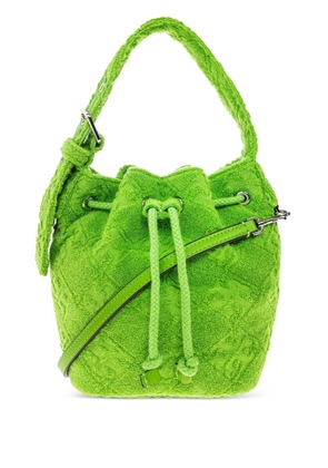 Tory Burch mini T Monogram Terry bucket bag - Green