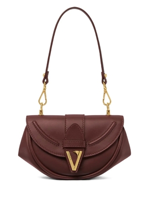 Versace small Virtus leather shoulder bag - Red