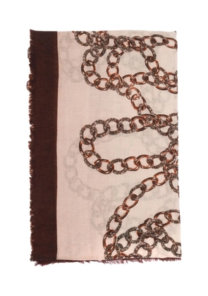 Faliero Sarti Chains-print scarf - Neutrals