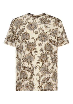 ETRO paisley-print T-shirt - Neutrals