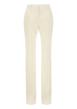 Del Core creased trousers - White