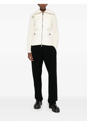 Moncler Grenoble zip-up puffer jacket - White