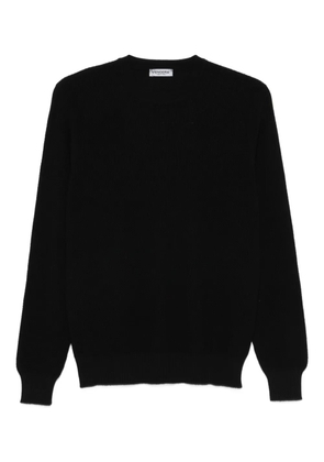 Vengera ribbed wool sweater - Black