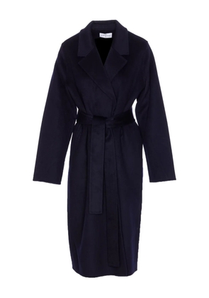 THE DYNAMIS STUDIO double-breasted belted coat - Blue