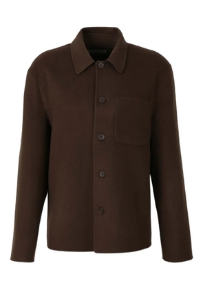 Officine Generale button-fastening patch-pocket jacket - Brown