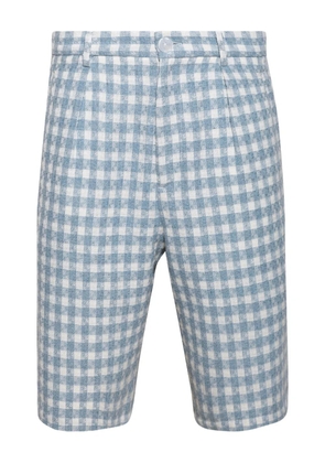 Nahmias check-patterned shorts - Blue