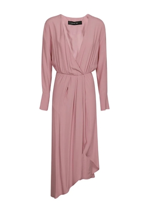 Federica Tosi asymmetric wrap dress - Pink