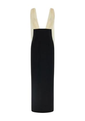 ARMARIUM V-neck maxi dress - Black