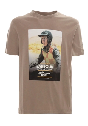 Barbour International Nicholl Steve McQueen graphic T-shirt - Brown