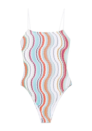 Missoni patterned swimsuit - Blue