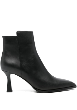 Lola Cruz leather ankle boots - Black