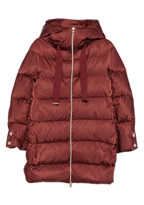 Herno hooded quilted coat - Red