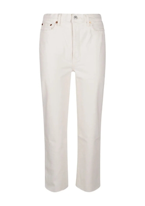 RE/DONE cotton trousers - White