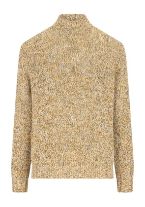 Tagliatore high-neck mouliné turtleneck - Yellow