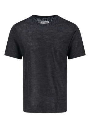 MM6 Maison Margiela letter-print T-shirt - Black
