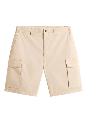 Woolrich gabardine cargo shorts - Neutrals