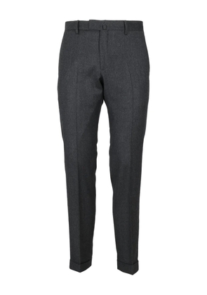 Briglia 1949 cuffed wool trousers - Grey